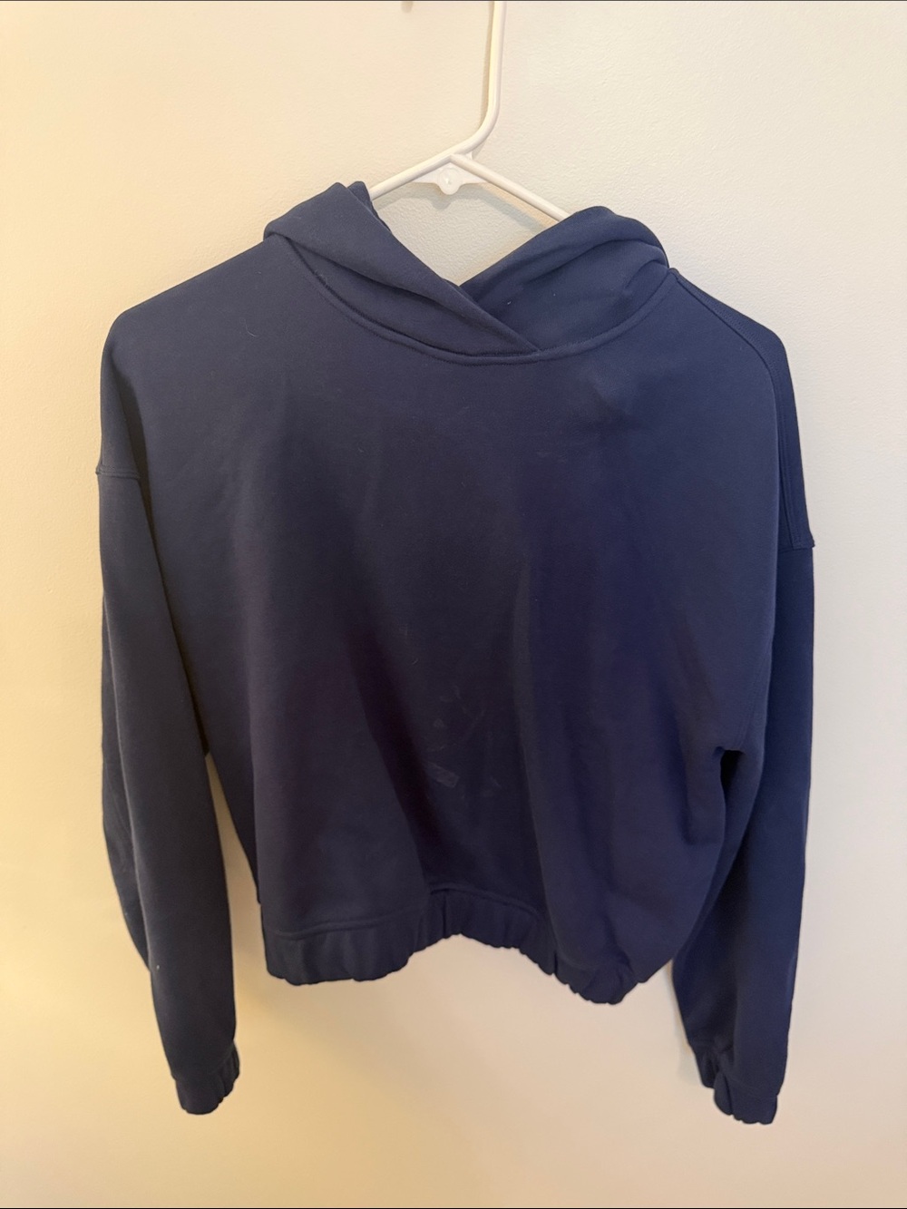 lululemon athletica Navy Cropped Pullover Hoodie